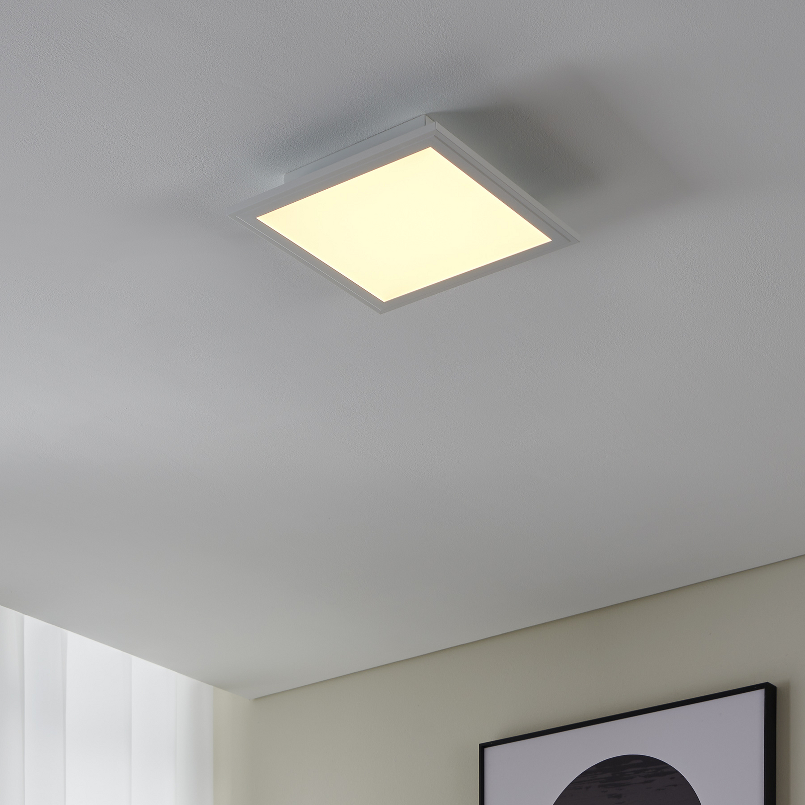 EGLO connect CCT ceiling lamp 30x30cm white