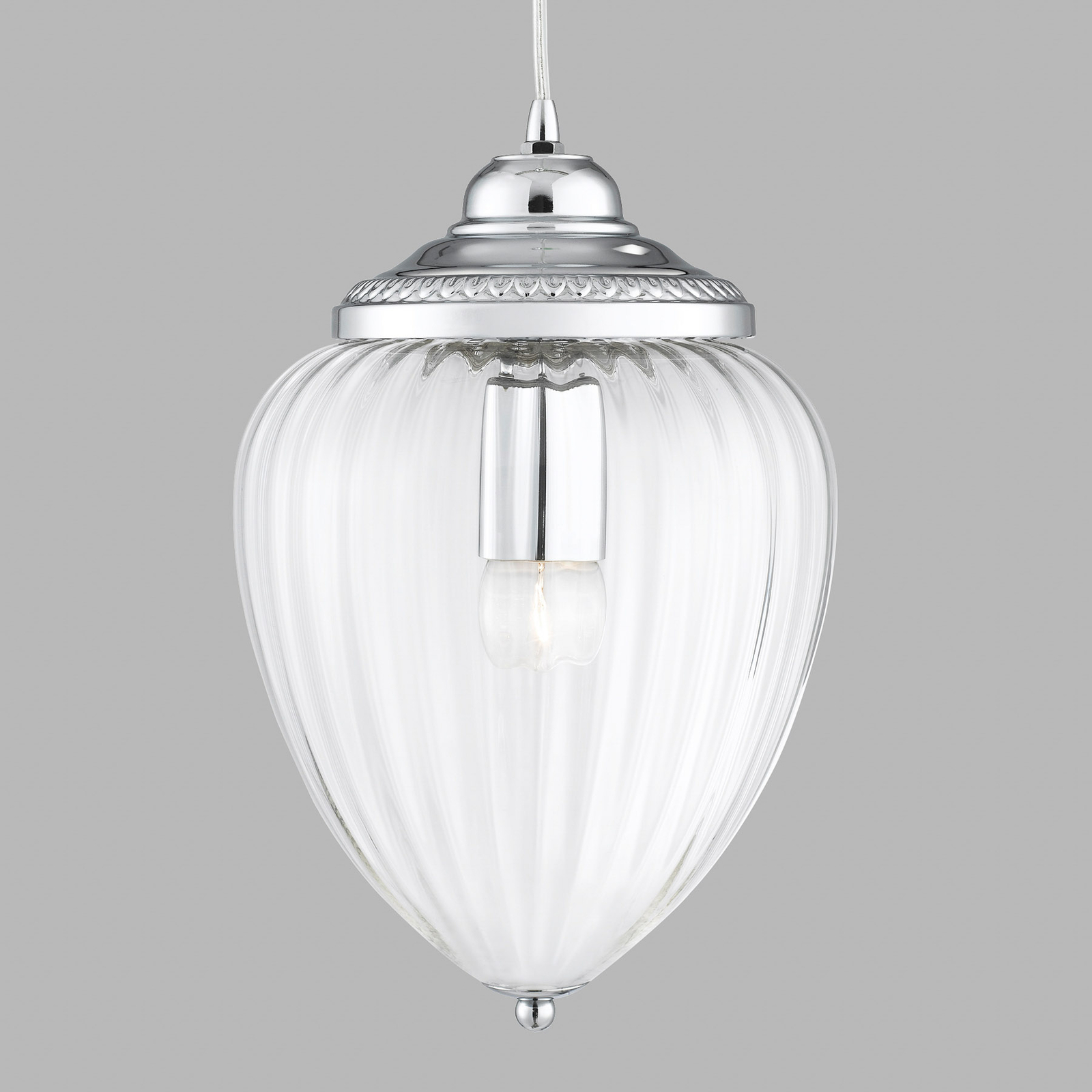 Glass hanging light Pendants with grooves