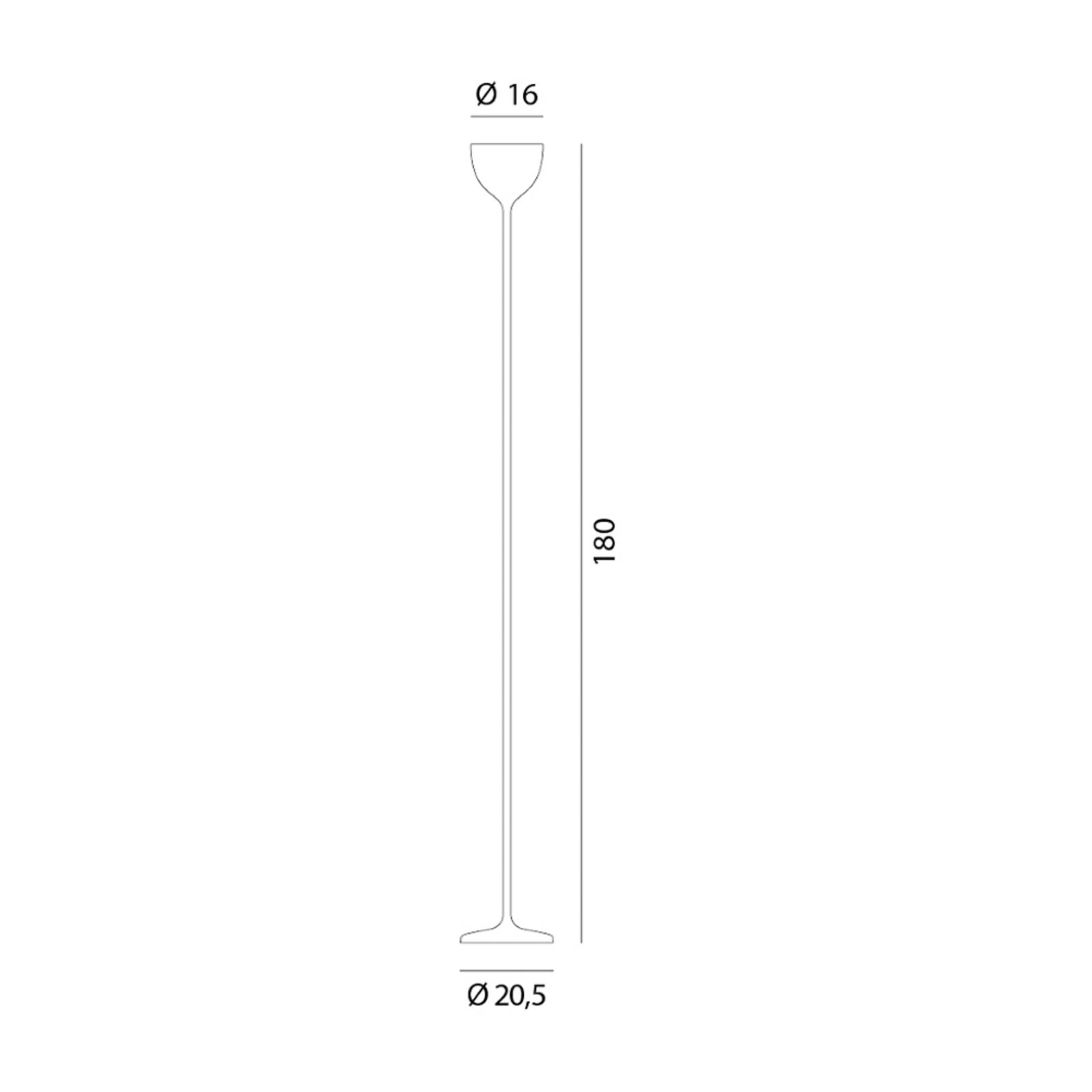 Rotaliana Drink lampa stojąca LED, brązowa