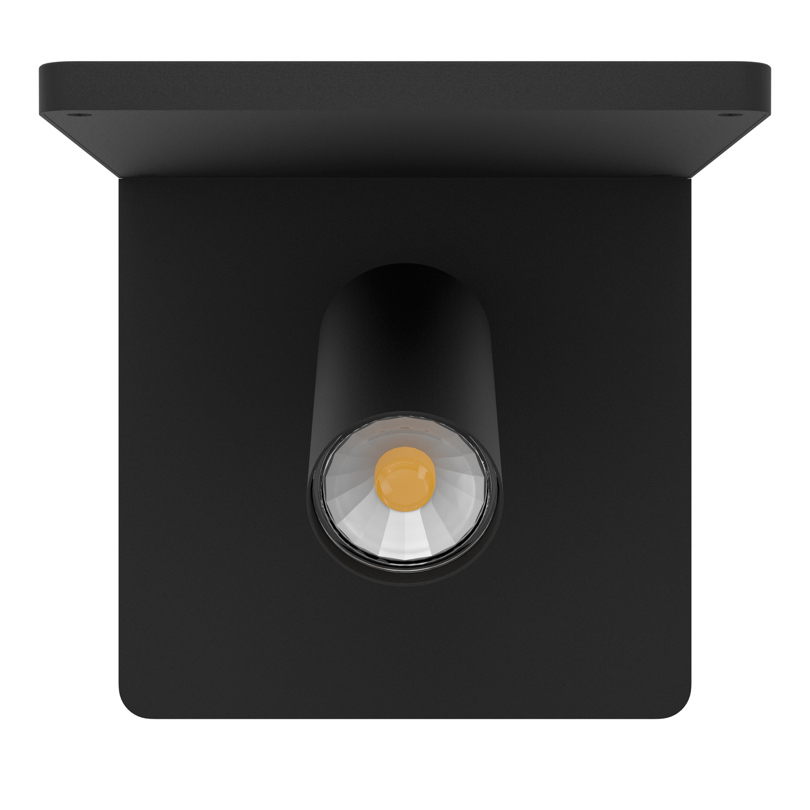 LED-seinäkohdevalo Ciglie musta, QI-lataustoiminto