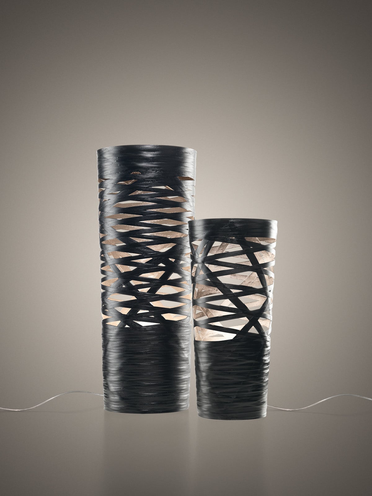 Tress Stehleuchte Medium Grau Foscarini - Wohnzimmer - Sonstige