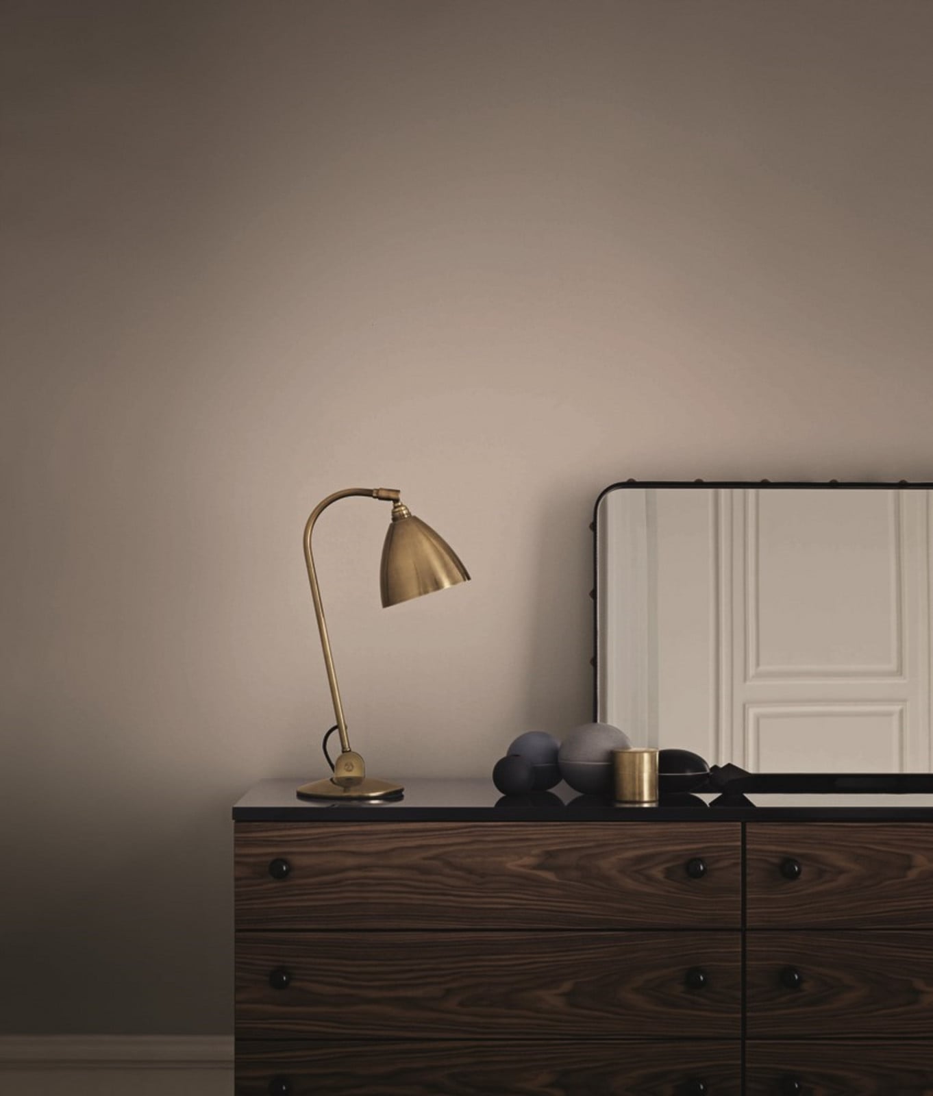Bestlite BL2 Tischleuchte Ø16 Chrom/Matt Weiß GUBI - Wohnzimmer - Metall