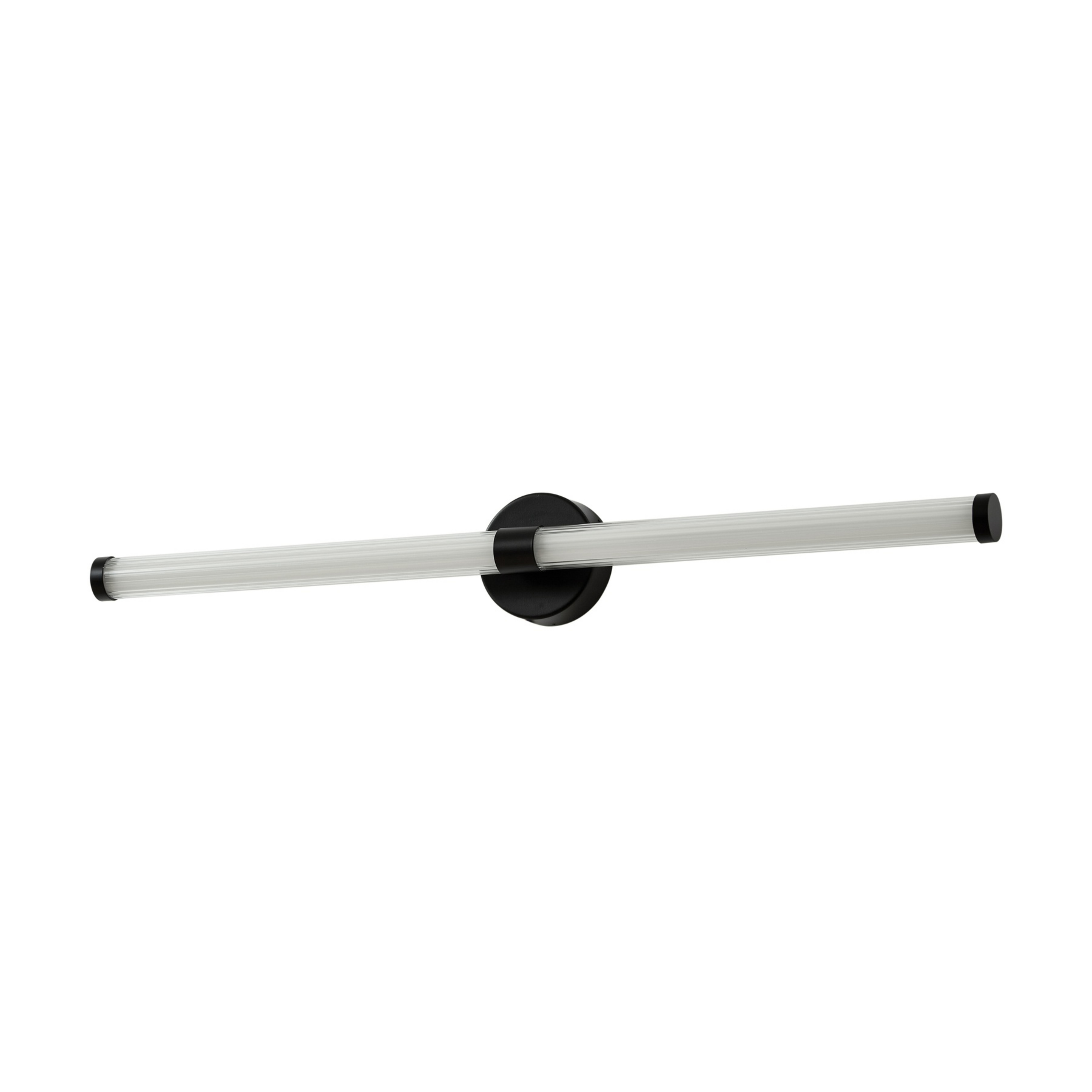Melisa LED nástenné svetlo, čierne, 90 cm, CCT, IP44 - Lucande