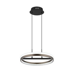 Lampa wisząca Della LED, Ø 40 cm, ciemnoszary, metal
