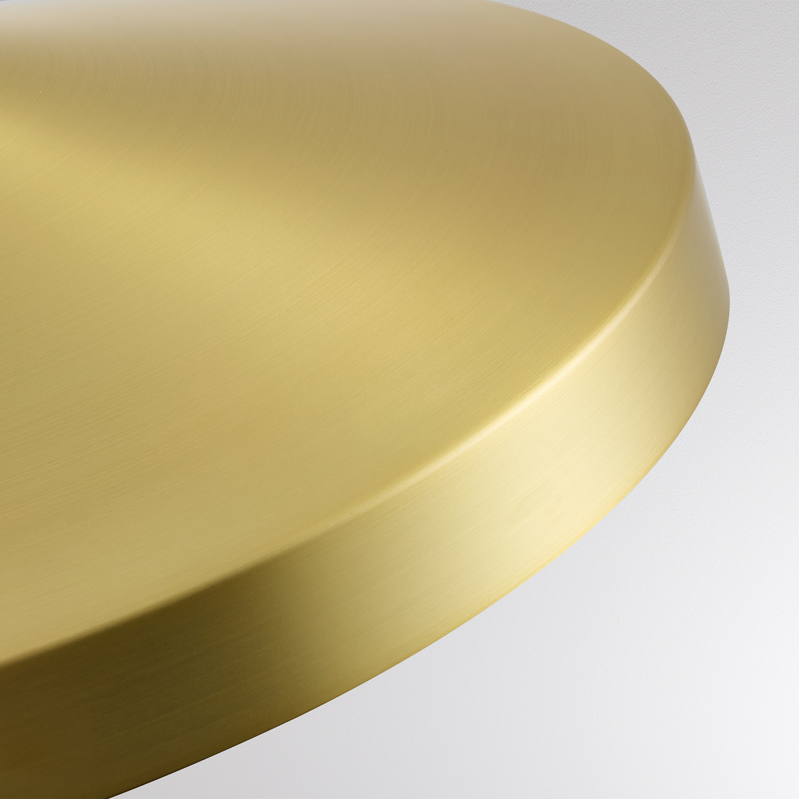 LORA III LED track pendant light, brass, Ø 36 cm, 40° CCT, 3-phase