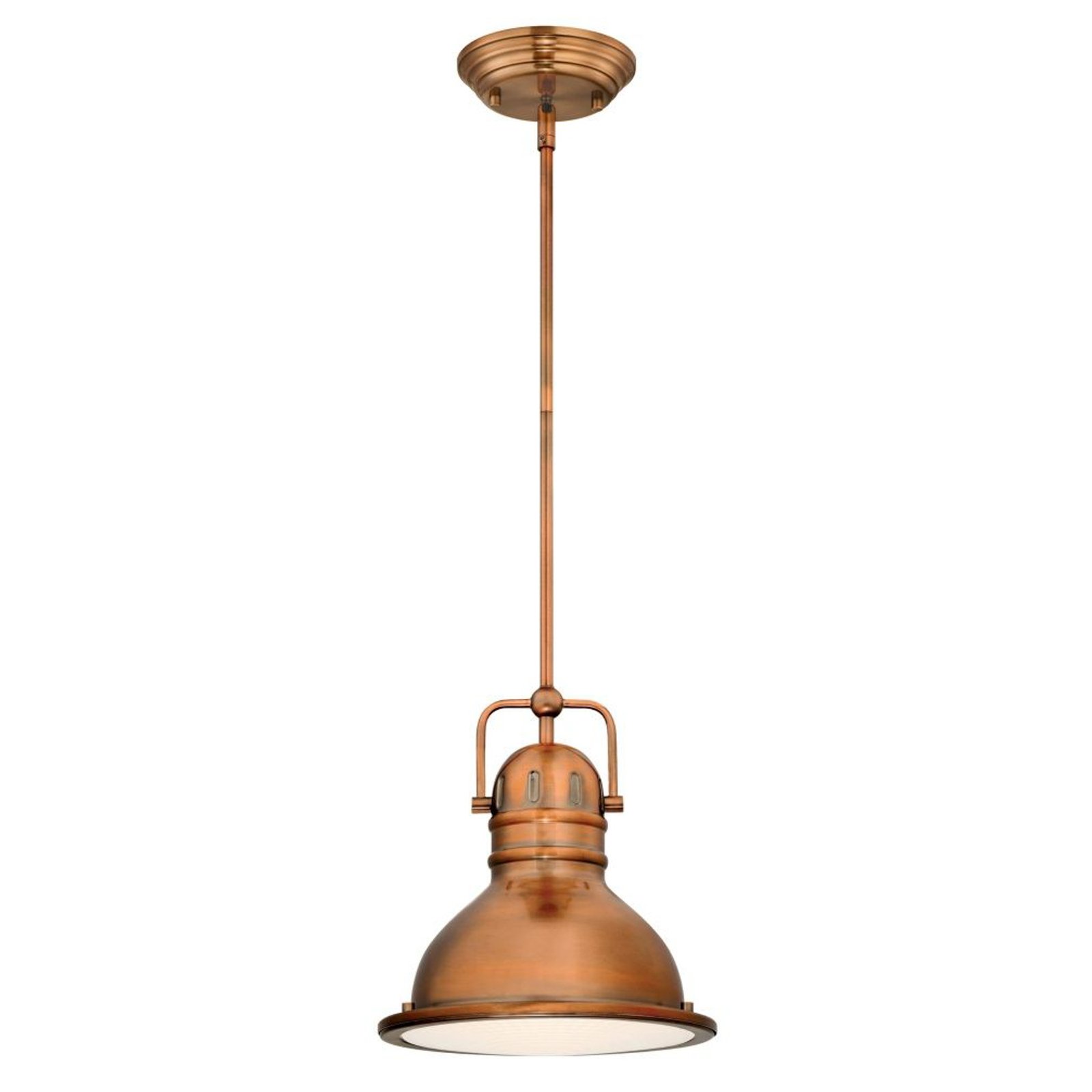 Lampa wisząca Westinghouse Boswell, kolor miedziany