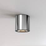 Astro Kos II downlight, round, 8.5 cm, chrome