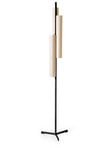 LZF LED floor lamp Black Note black/ivory 188 cm 3-bulb