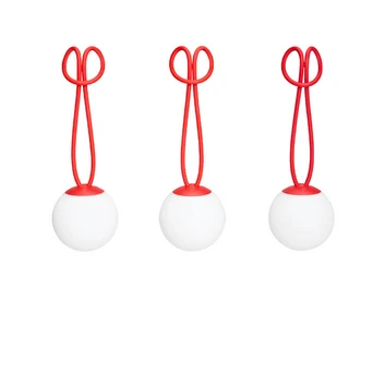 Bolleke Portable Suspension Mini Set (3pcs.) IP55 Red - Fatboy®