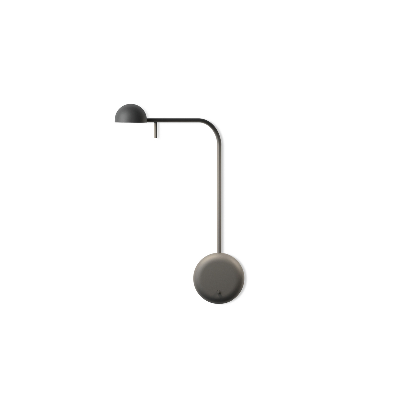 Vibia Pin 1680 LED φωτιστικό τοίχου, 39 cm, μαύρο