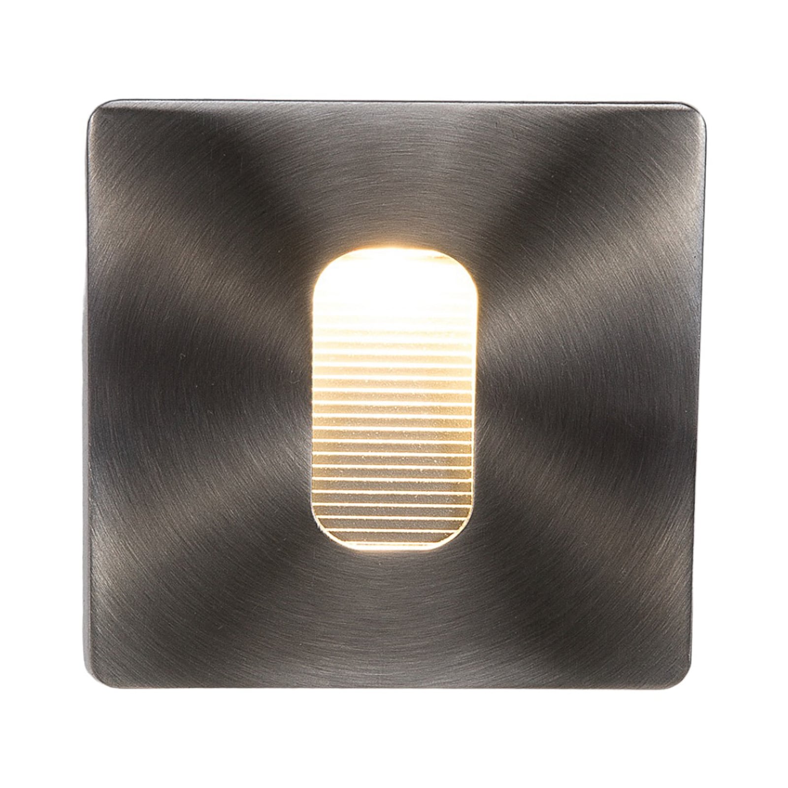 Telke LED Square Ulko Upotettu Seinävalaisin Steel - Lucande