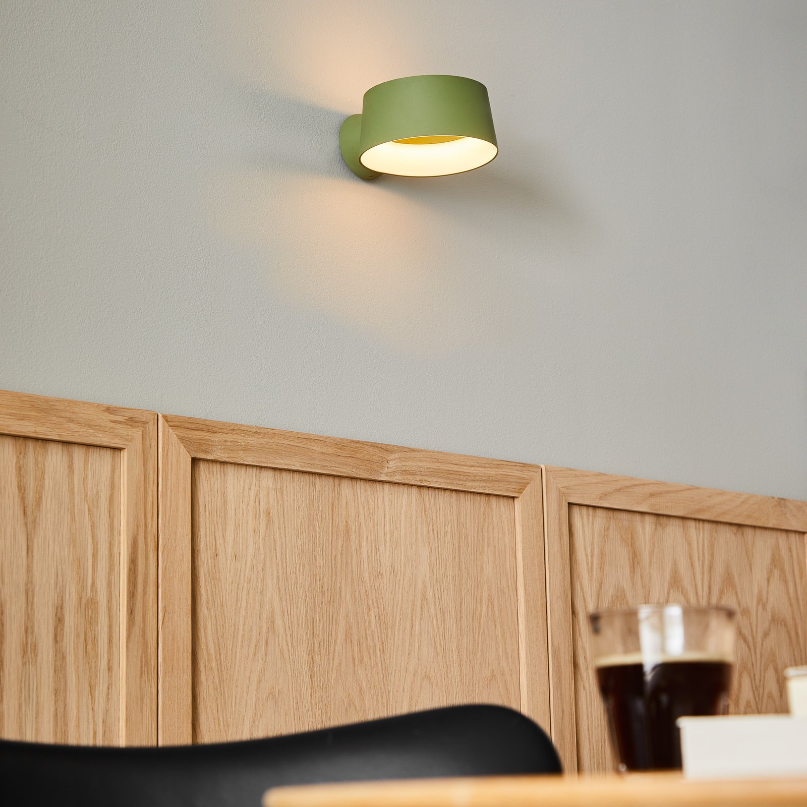 Cookie Vegglampe Green - Loom Design