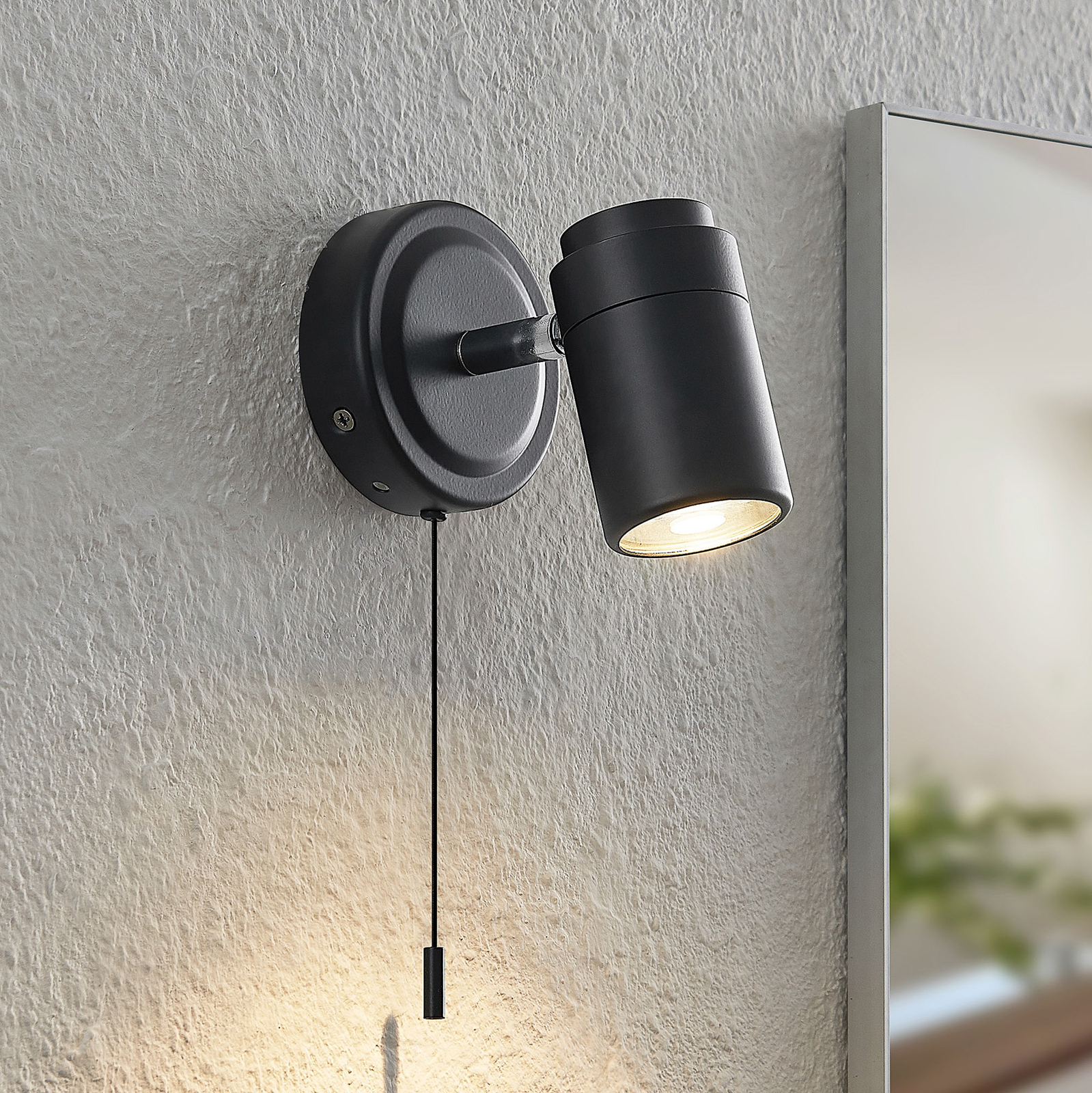 Remilan Wandleuchte Black - Lindby