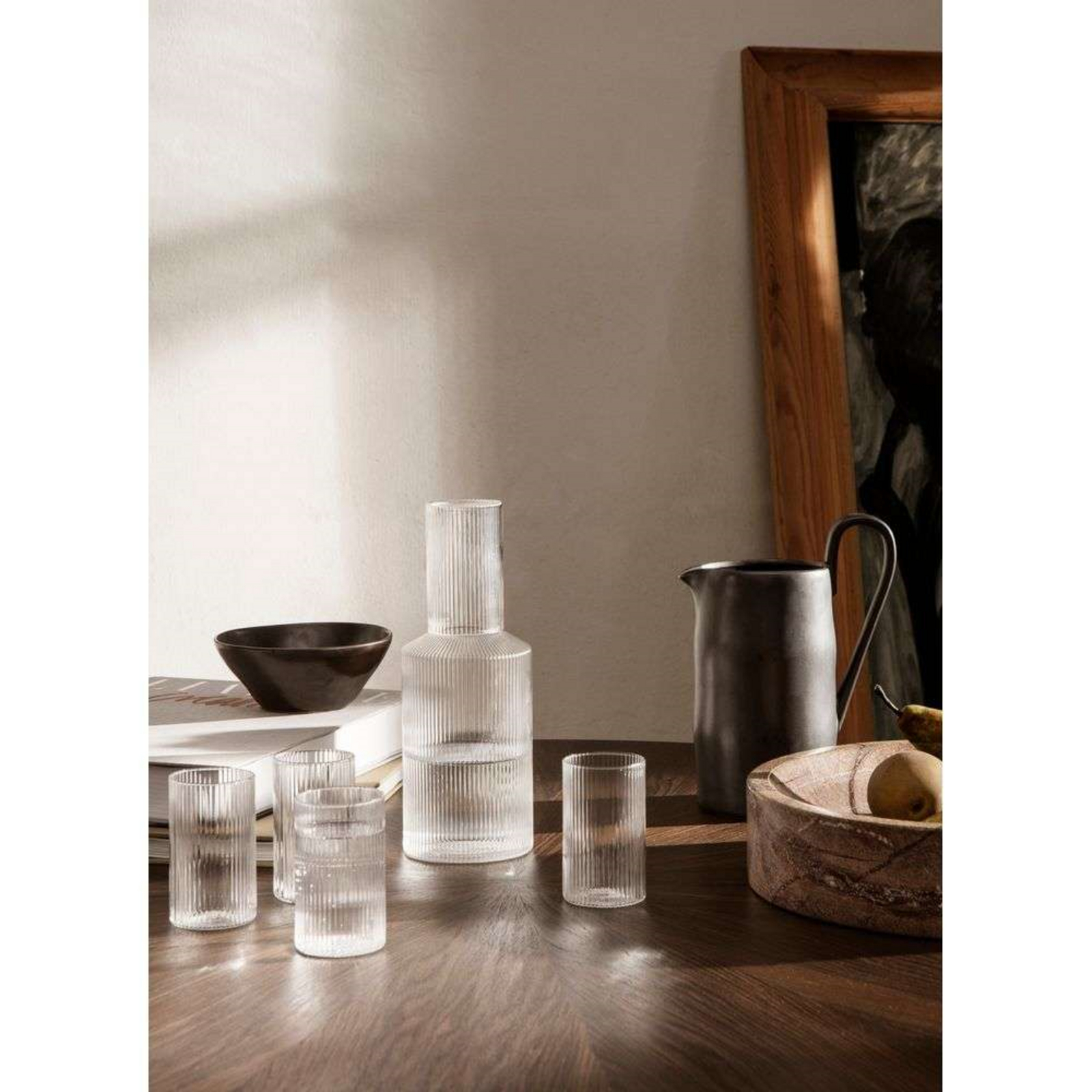 Ripple Verrines Set of 4 Clear - ferm LIVING