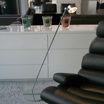 Bewegliche Stehleuchte PUK FLOOR mit Linse