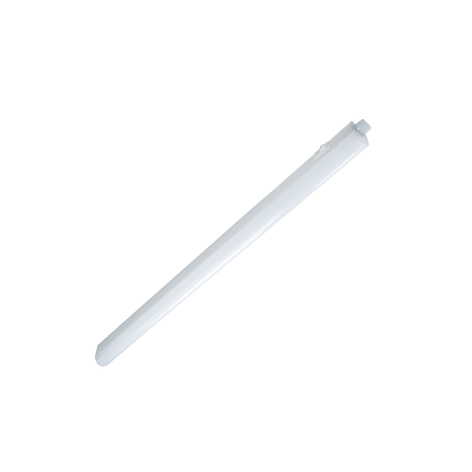Hvit LED-lyslist Eckenheim med bryter