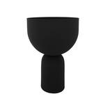 AYTM flower pot Torus, black, Ø 22 cm, height 30.6 cm, iron