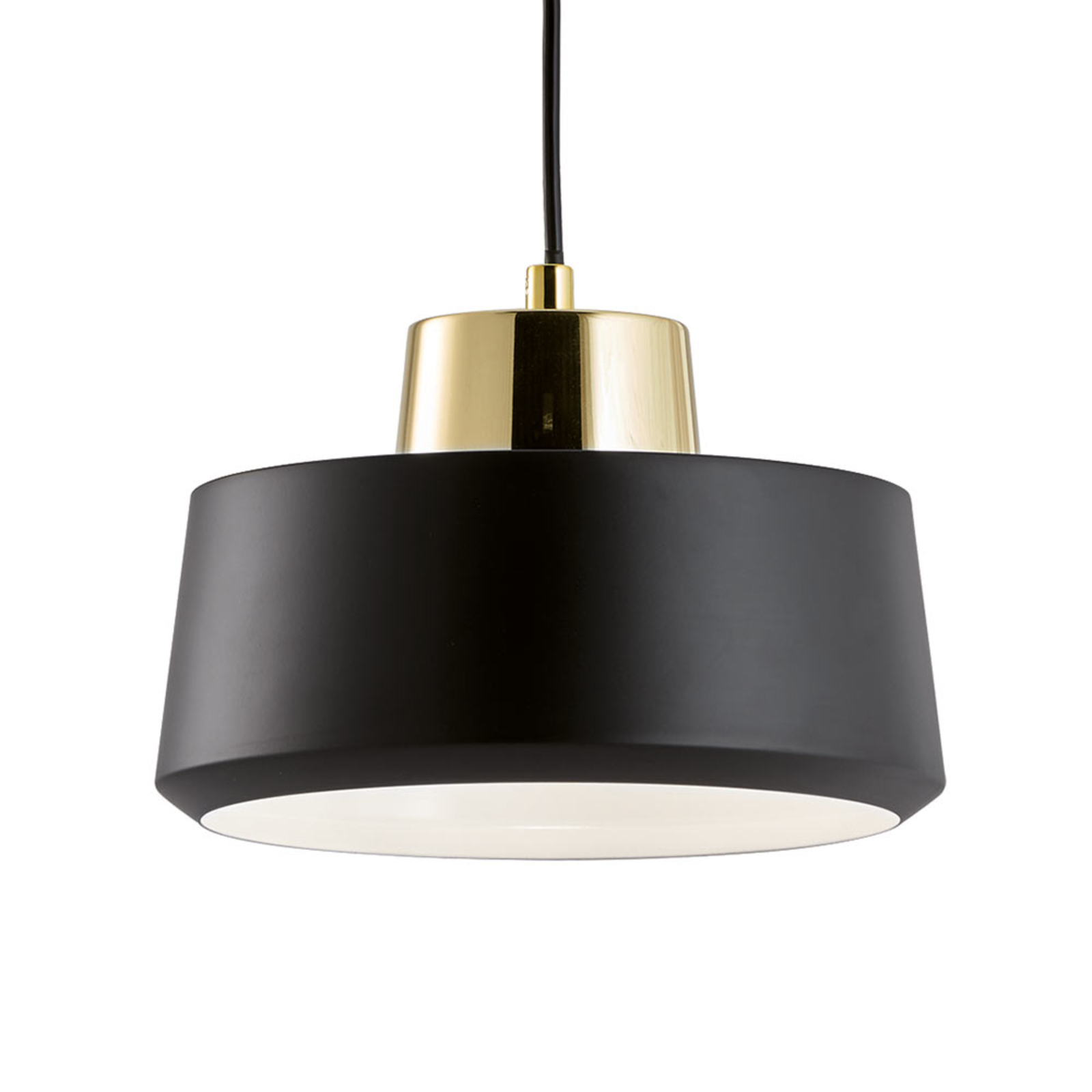Viokef Moma - black hanging lamp made of metal, for Living / Dining Room, metal, E27, 70 W, energy efficiency: A++, H: 18 cm