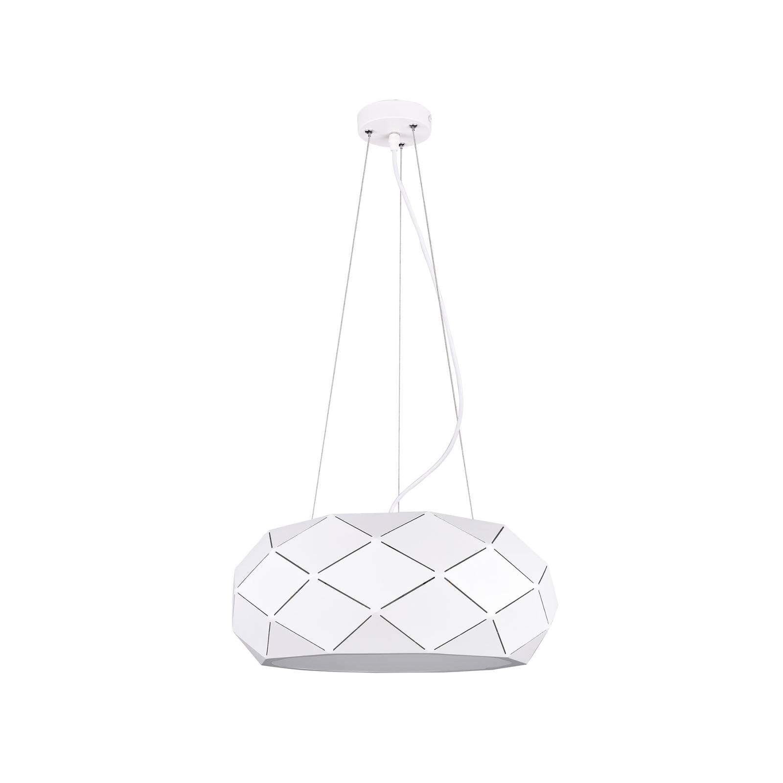 Hängelampe Zandor, weiß