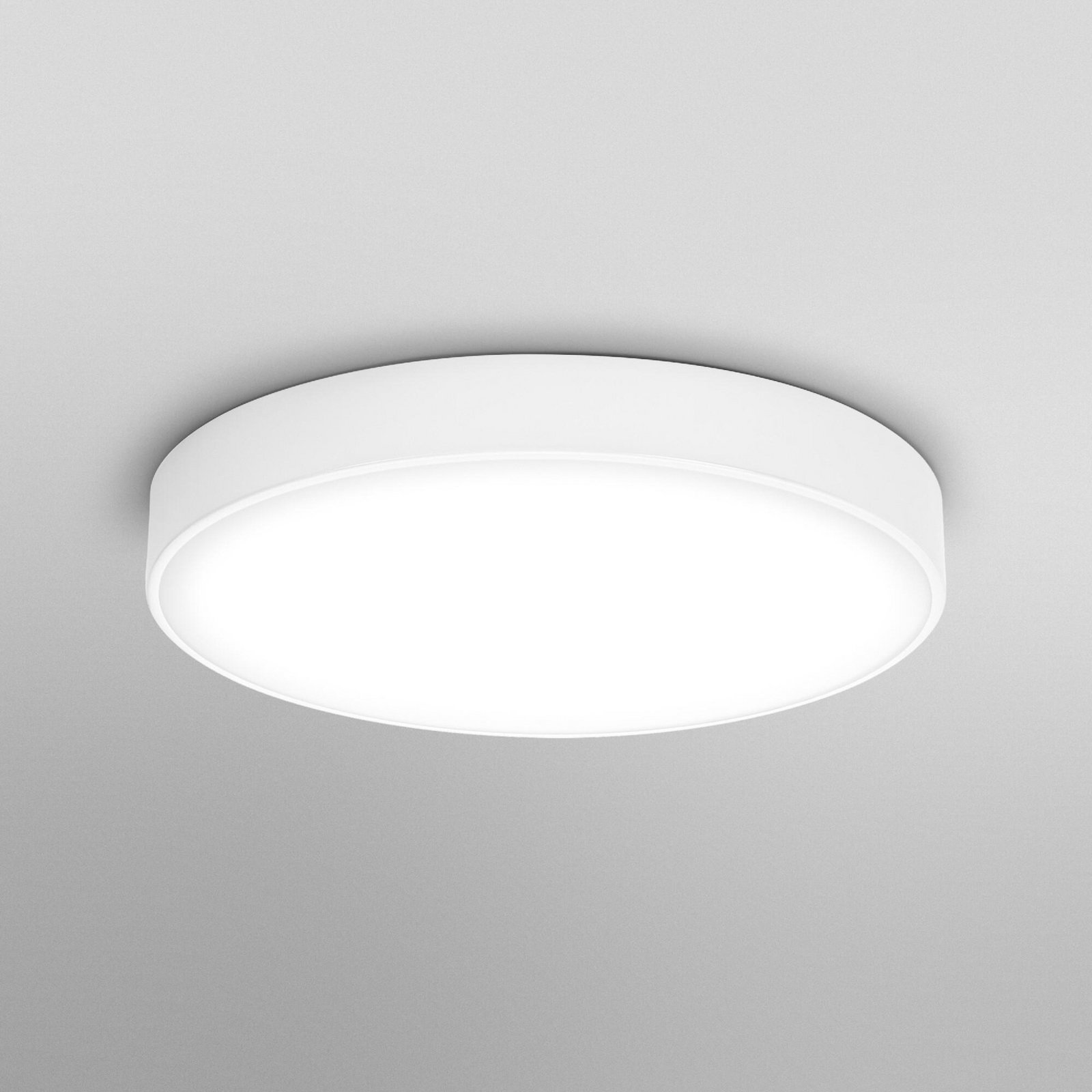 Plafonieră LED OSRAM ORBIS SLIM MOIA, albă Ø 38 cm metal