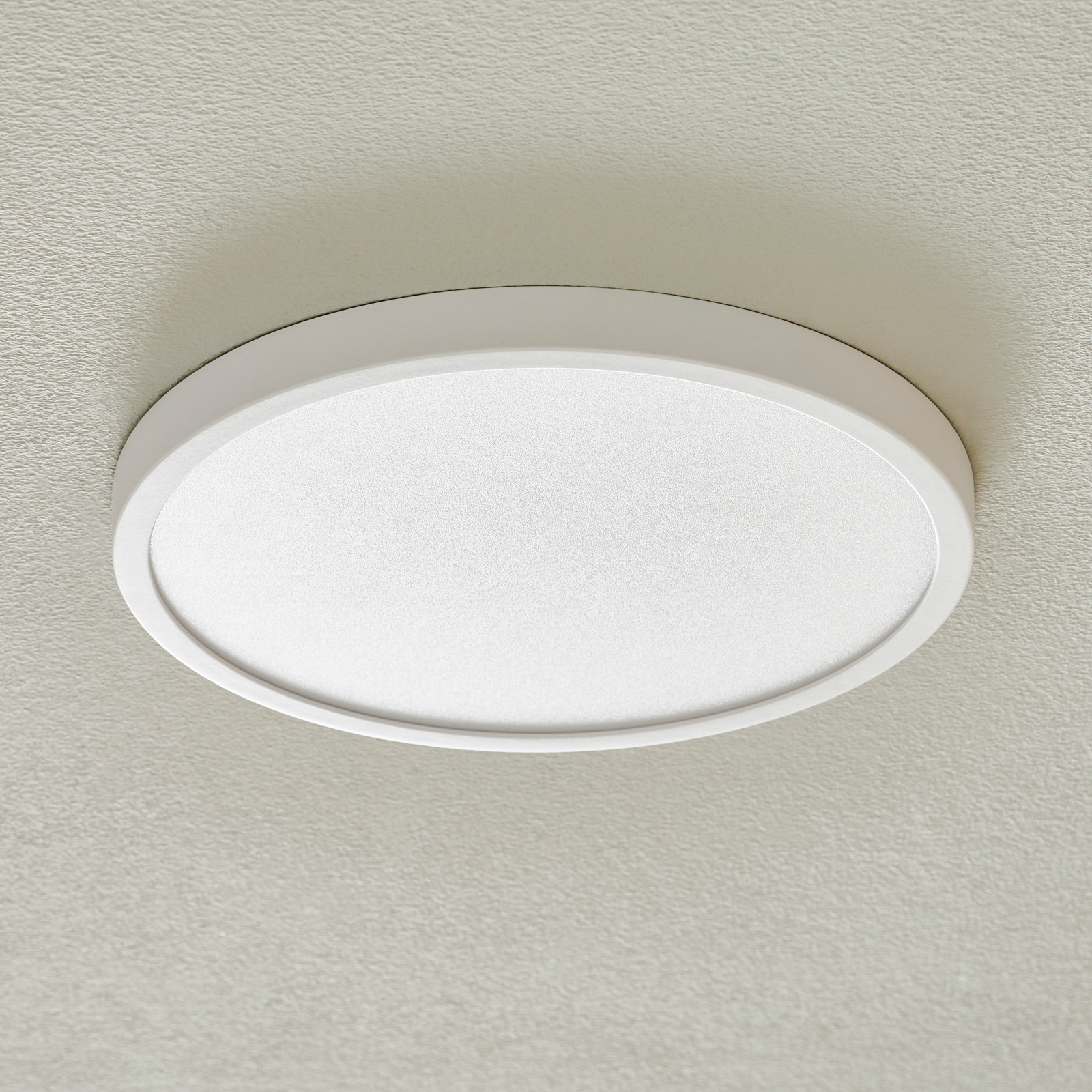 Plafonnier LED Vika, rond, blanc, Ø 30 cm