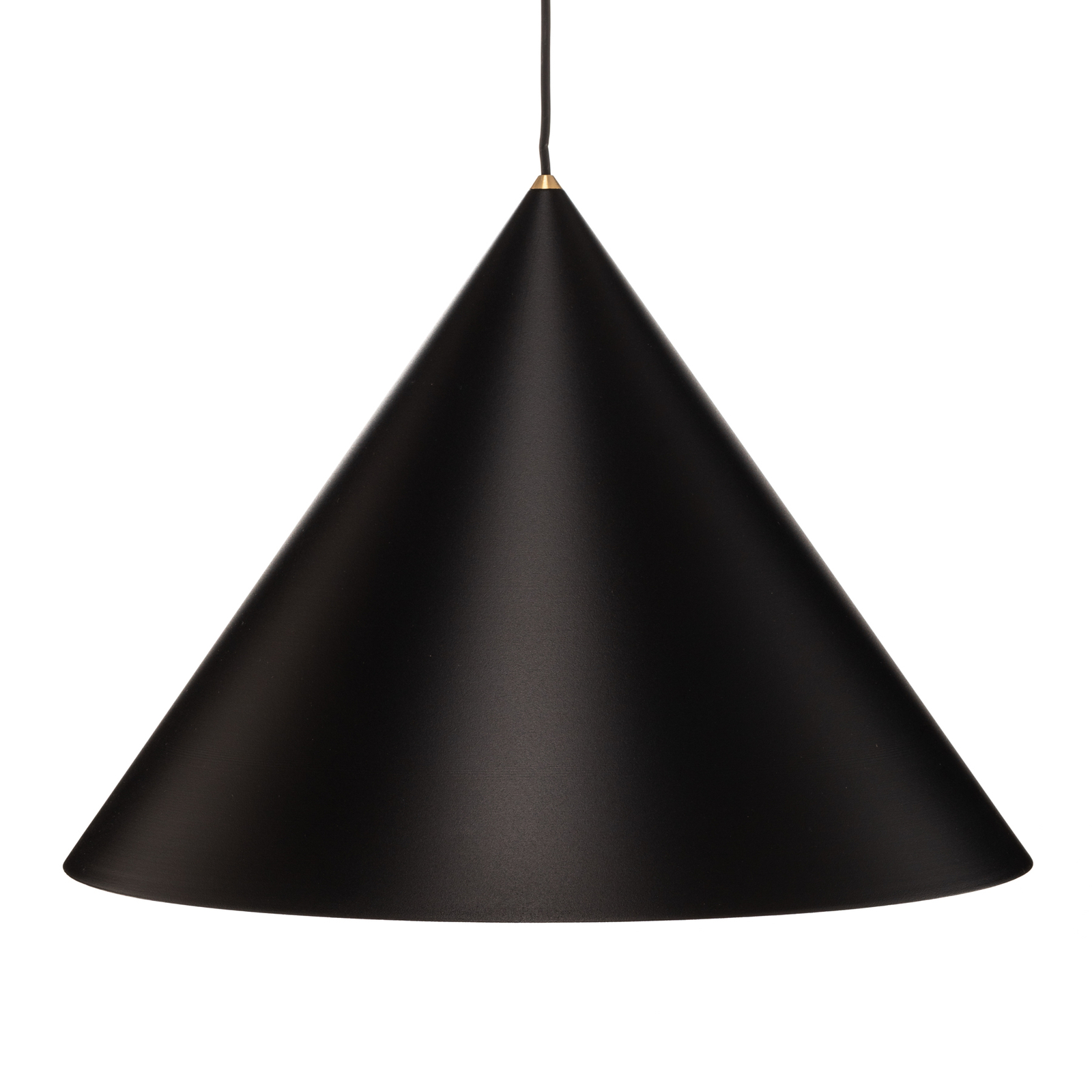 Metalowa lampa wisząca Zenith L w kolorze czarnym