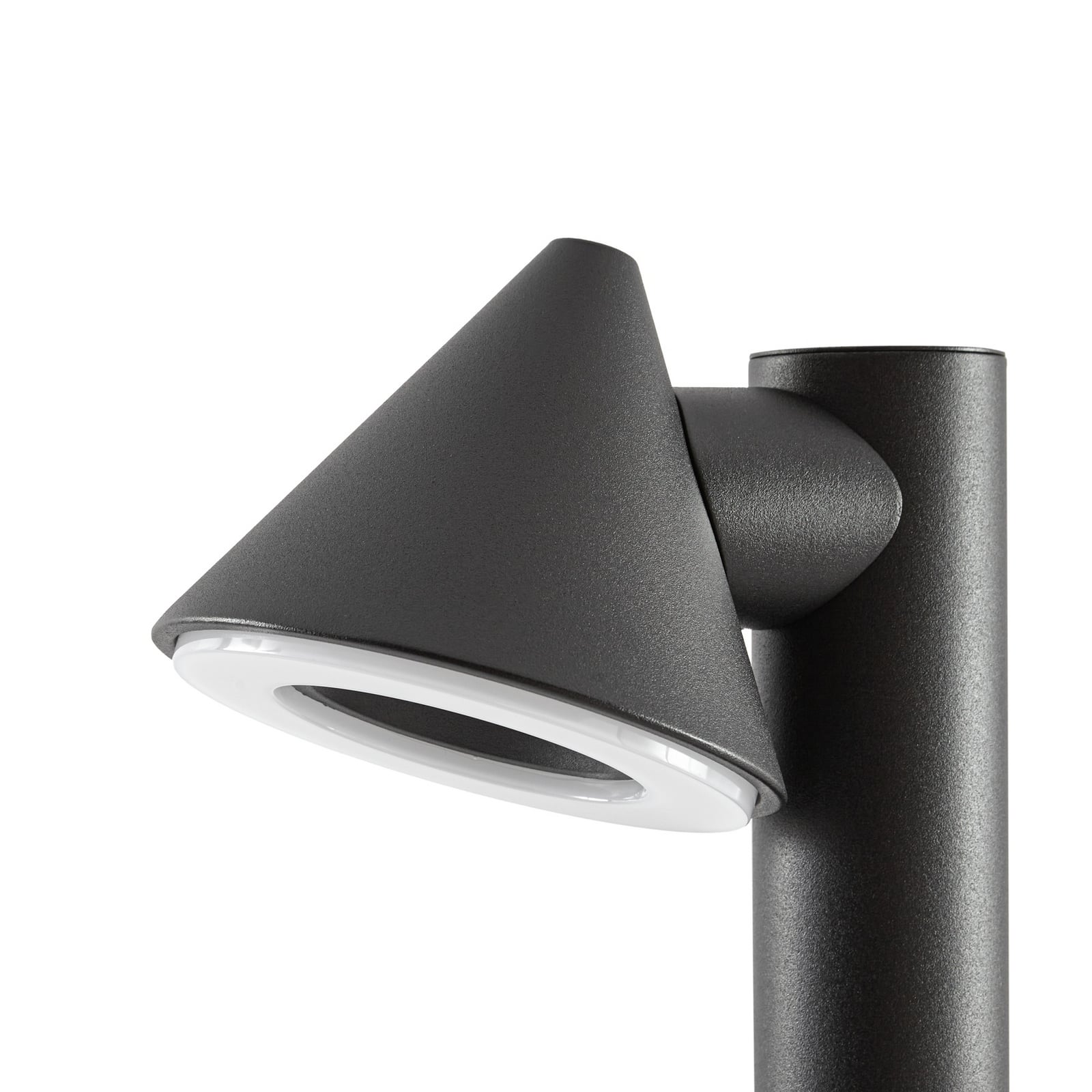 Soran LED ösvény világítás, fém, magasság 100 cm, fekete, IP44 – Lindby