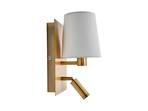 Aiden Aplică de Perete Brass/White - Lindby