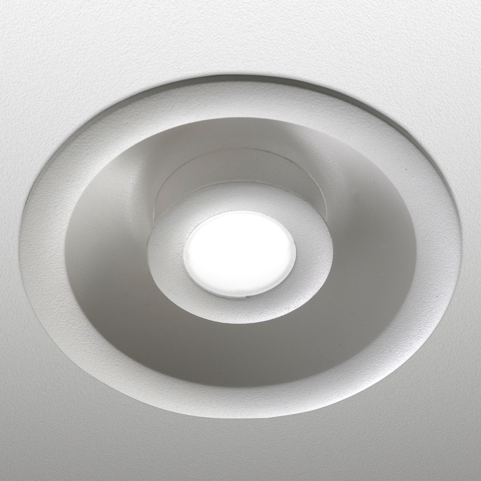 Eclipse LED recessed ceiling light Lights.co.uk