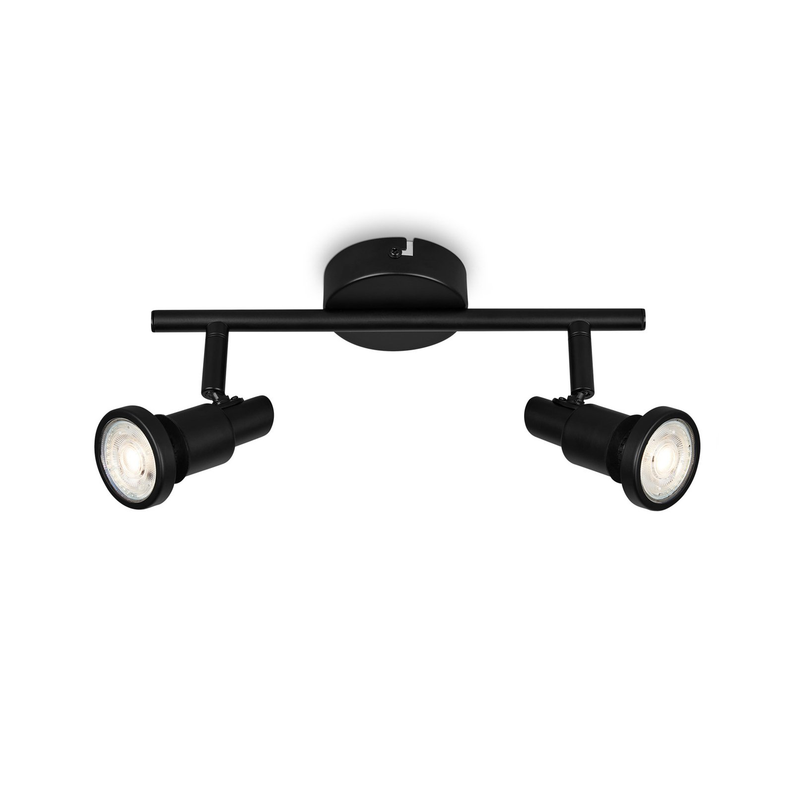 LED lubų taškinis šviestuvas "Flamo" IP44, 2 lemputės, reguliuojamas,