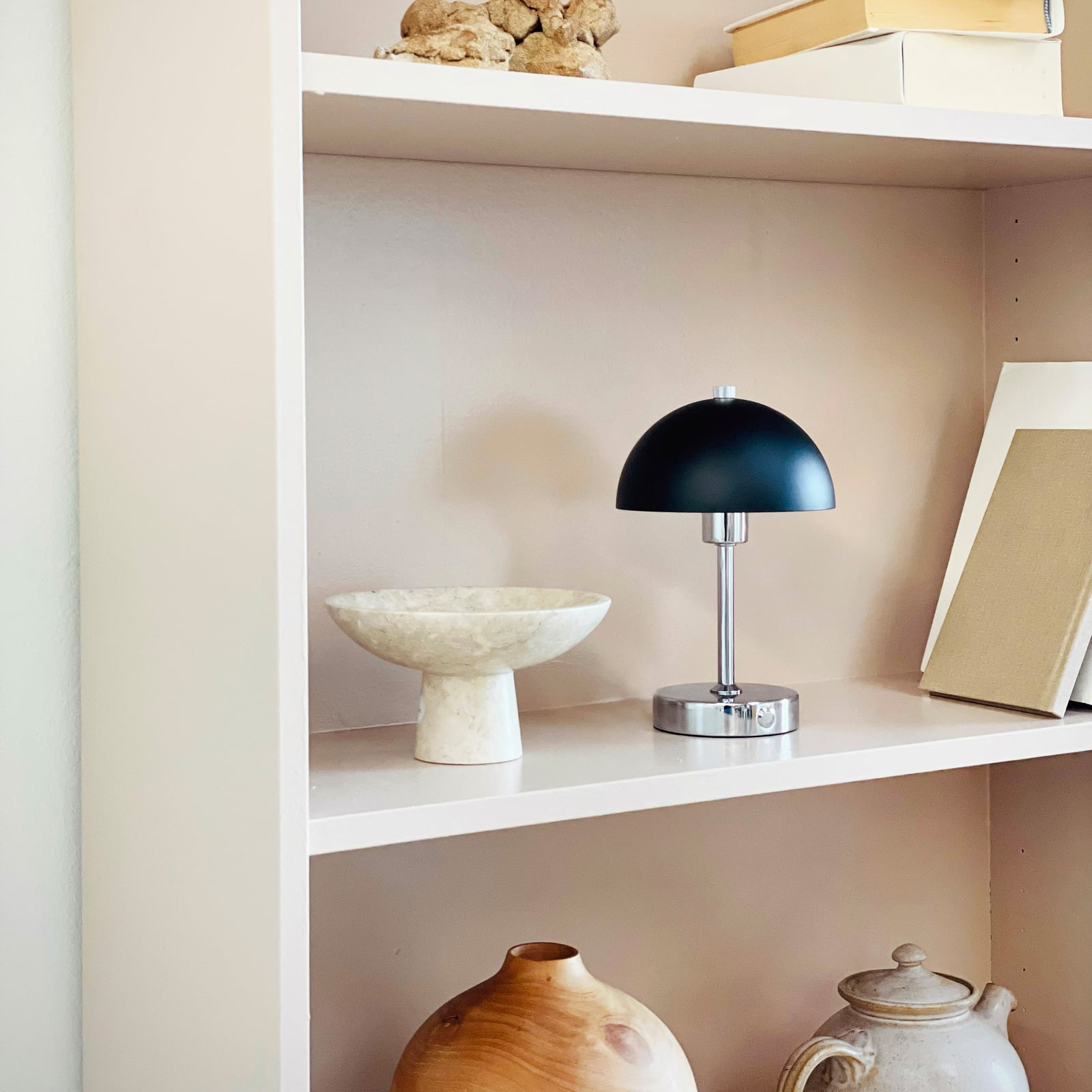 Malmø Portable Tischleuchte Schwarz/Chrom - DybergLarsen