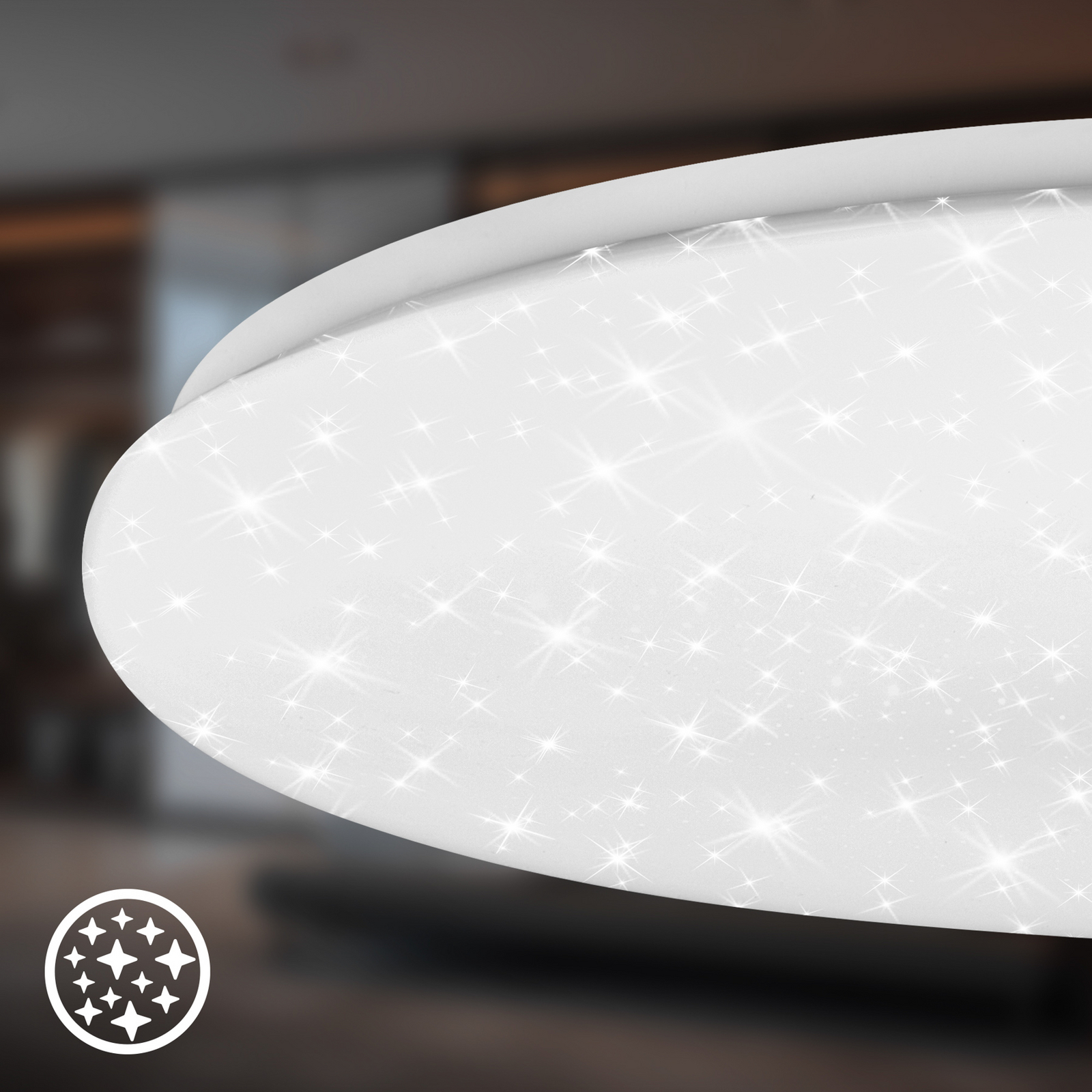 Lampa sufitowa LED Bright Sky, biała, 51 W, gwieździste niebo Lampa sufitowa LED Bright Sky, biała, 51 W, gwieździste niebo