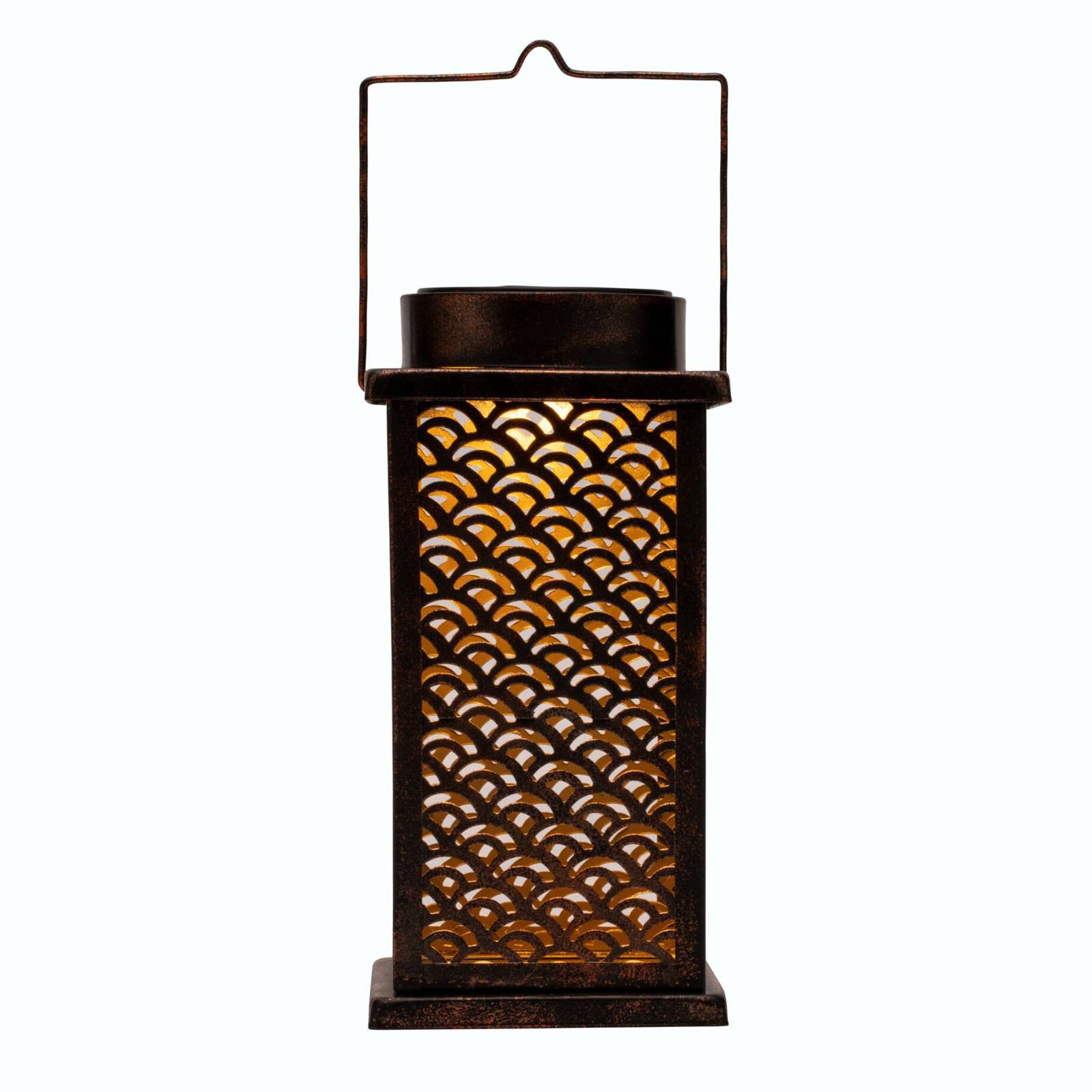 Pauleen Sunshine Stunner lanterna LED solare, metallo, larghezza: 12 cm, altezza: 24.5 cm