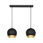 Sivaniel 2 Lustră Pendul Black/Gold - Lucande