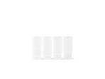 Ripple Long Drink Glasses Set of 4 Frosted - Ferm Living