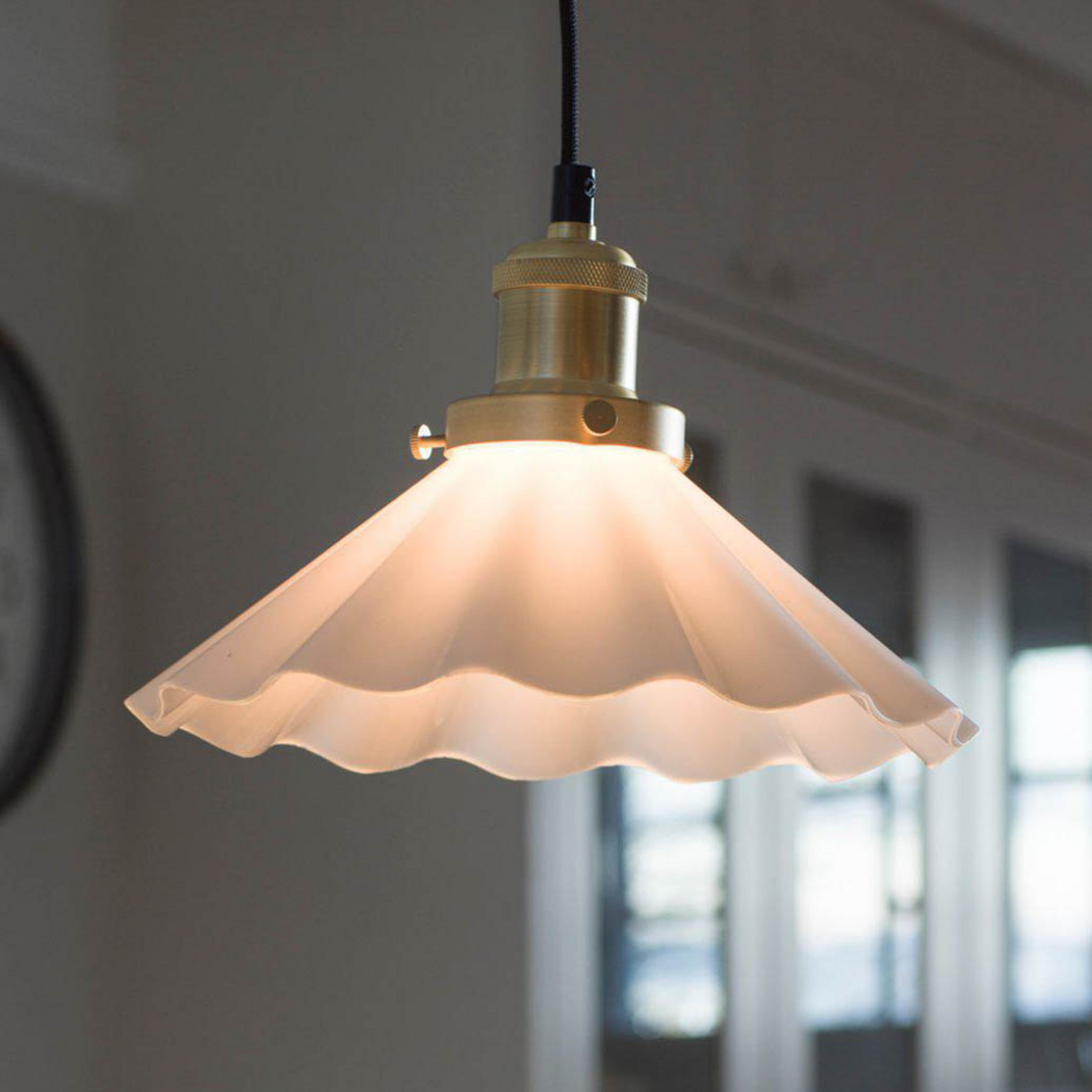 PR Home August viseća lampa stakleni sjenilo Ø 25 cm, utikač