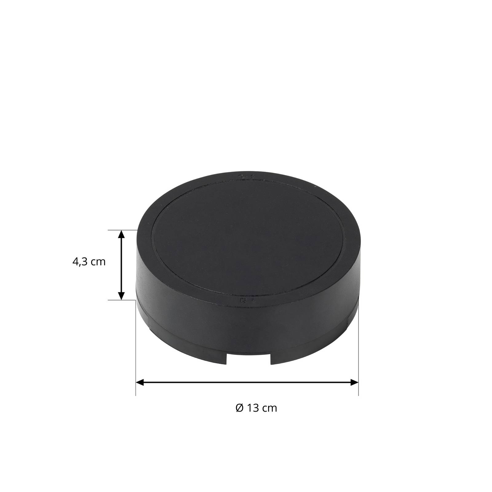 Lindby driver LED Lumaro noir Ø 13 cm 100W