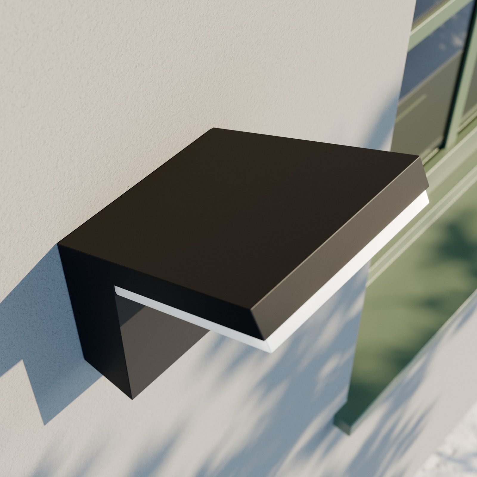 Yolena Außen Wandleuchte Dark Grey White - Arcchio