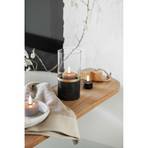 Tealight LED w/Battery 4 x 2,1 cm Plain Black - Uyuni Lighting