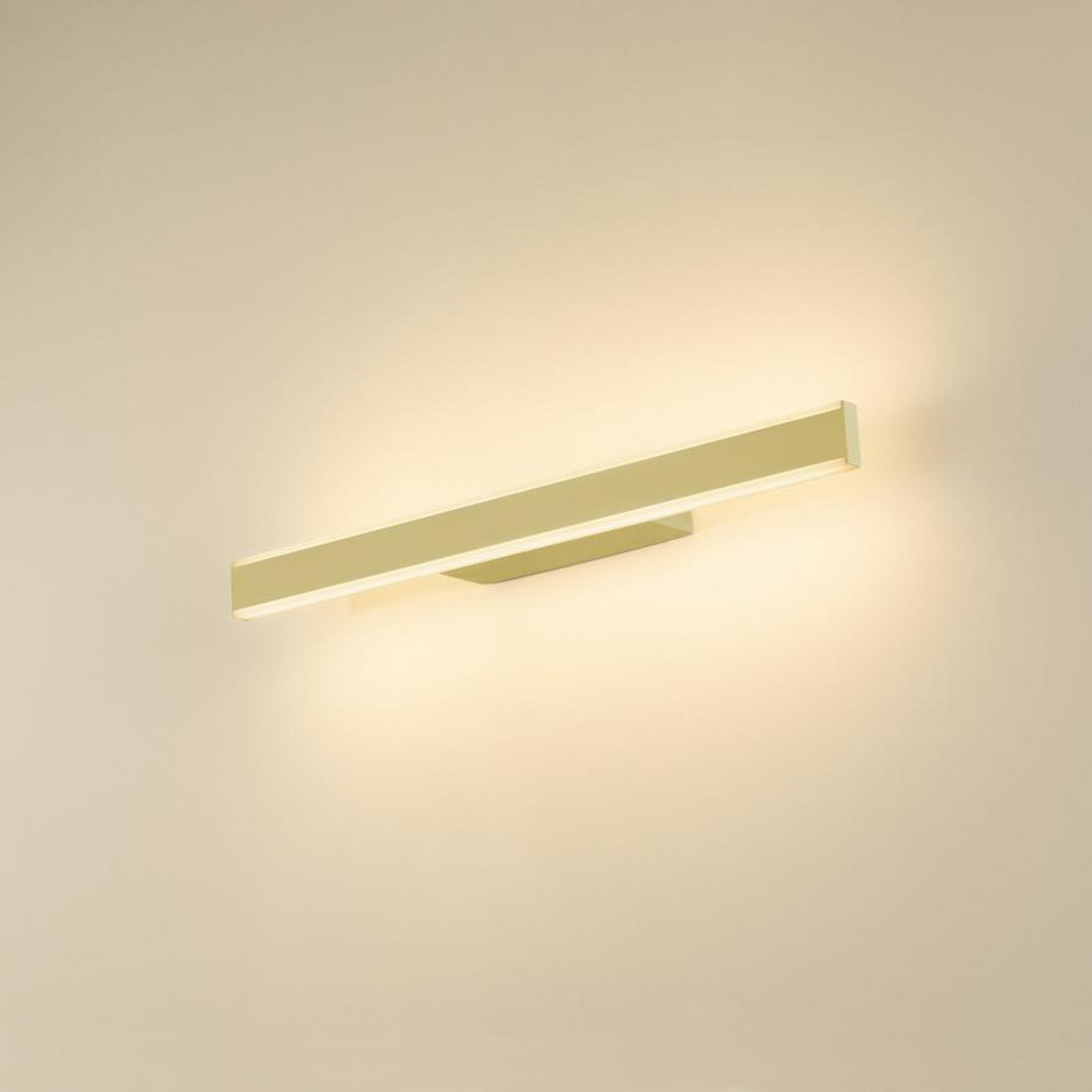 SLV Aplică de perete pentru baie cu LED One Linear 52 cm culoare alamă - Modern - Aluminiu