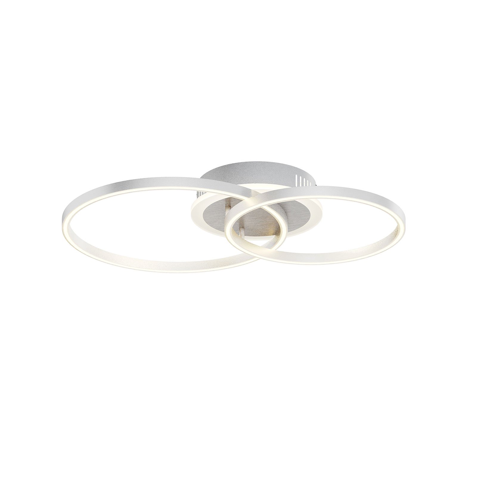 Edica Deckenleuchte Smart Home Nickel - Lindby