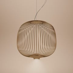 Foscarini Spokes 2 LED -riippuvalaisin, kupari