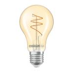 OSRAM LED Vintage E27 4.9W 2,700K Filamento em espiral dourado 