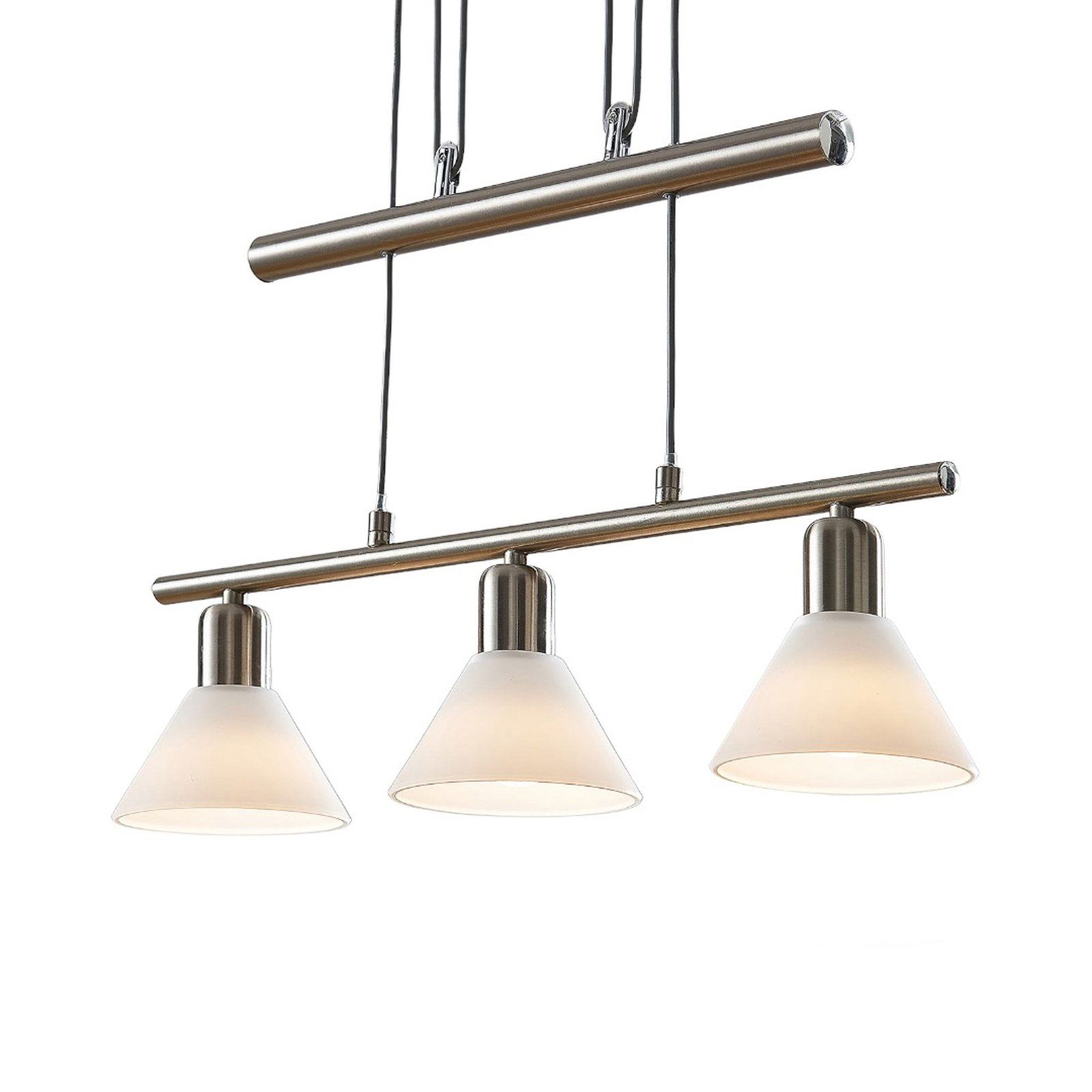 Delira 3 Pendel Nickel - Lindby