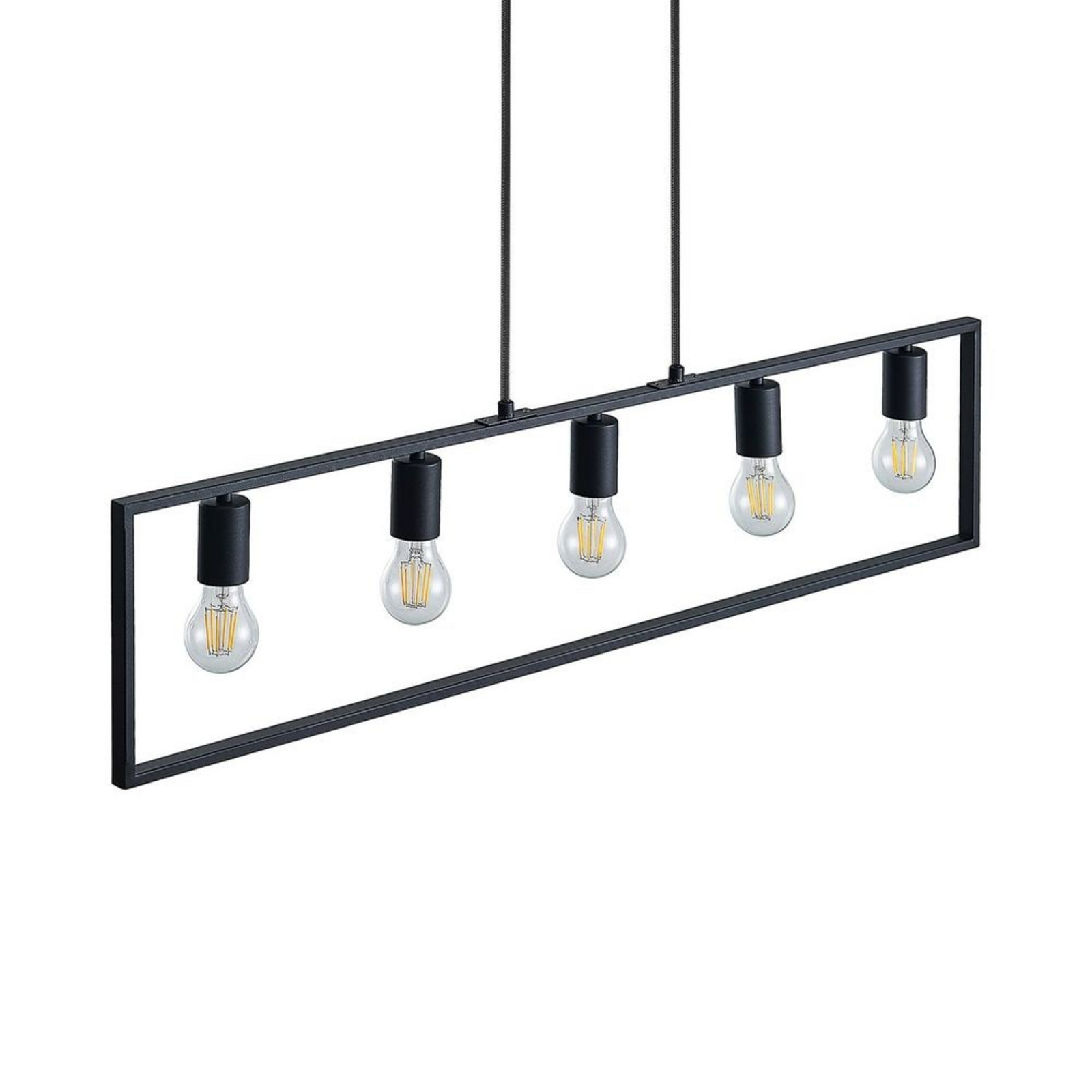 Sherwin 5 Lustră Pendul Black - Lindby