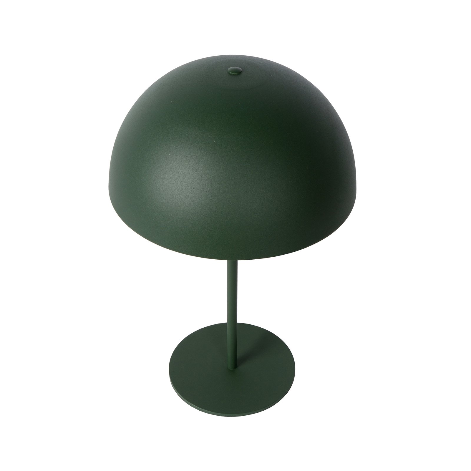 Candeeiro de mesa Siemon em aço, Ø 25 cm, verde