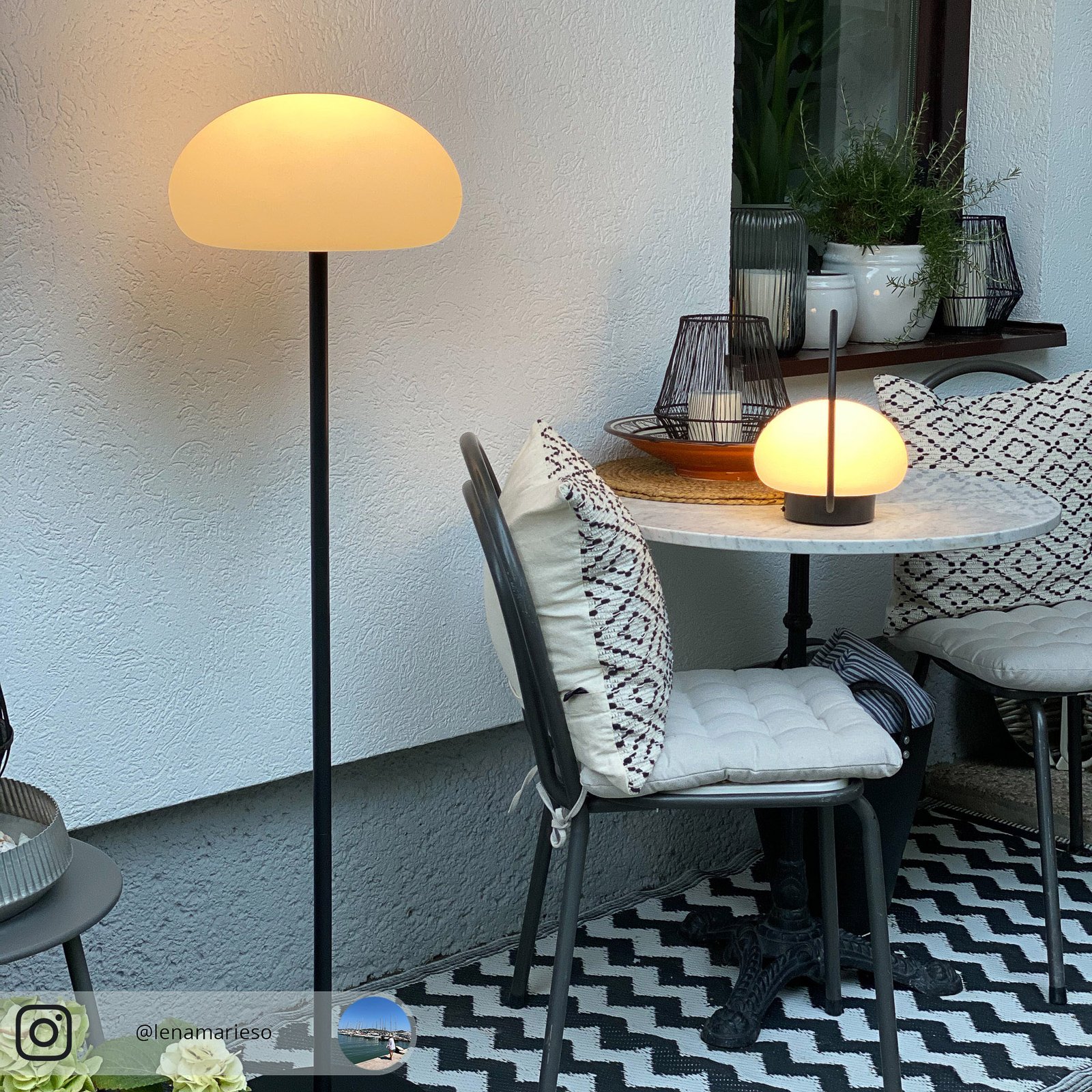 Sponge 34 Floor Lamp Black/White - Nordlux