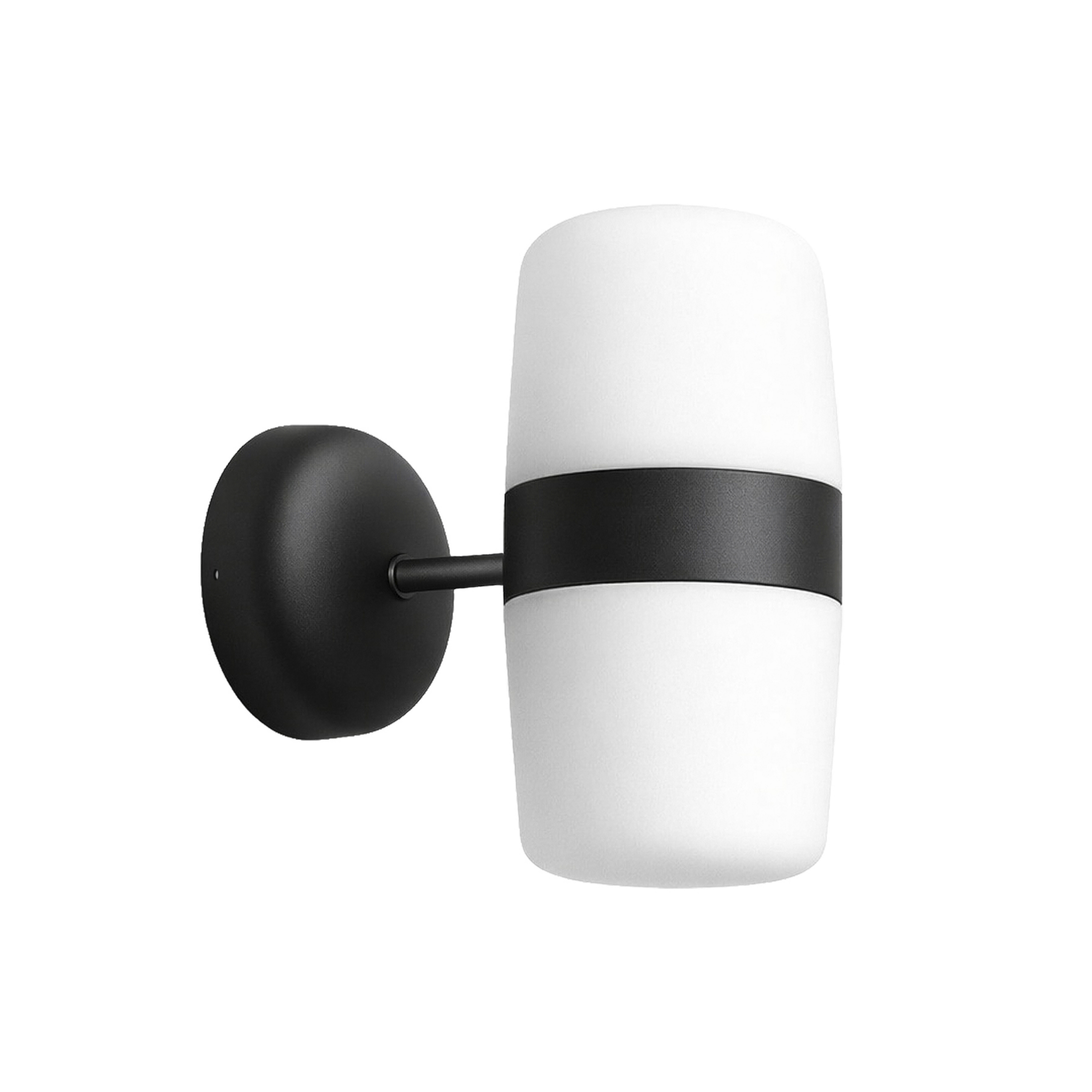 Applique murale LED Hall, noir mat, à 2 lampes - Northern