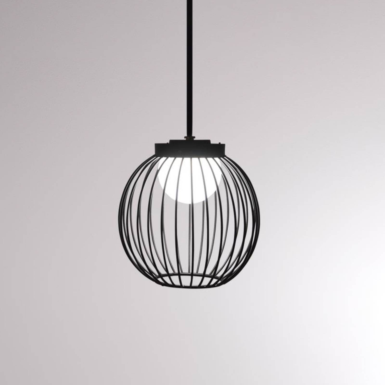 Molto Luce Boho LED-pendellampa IP65 med burskärm