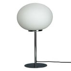 Dyberg Larsen Queen table lamp, chrome frame